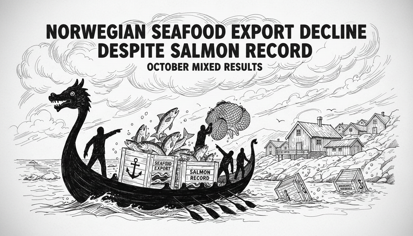 Norwegian Seafood Export Decline Despite Salmon Record