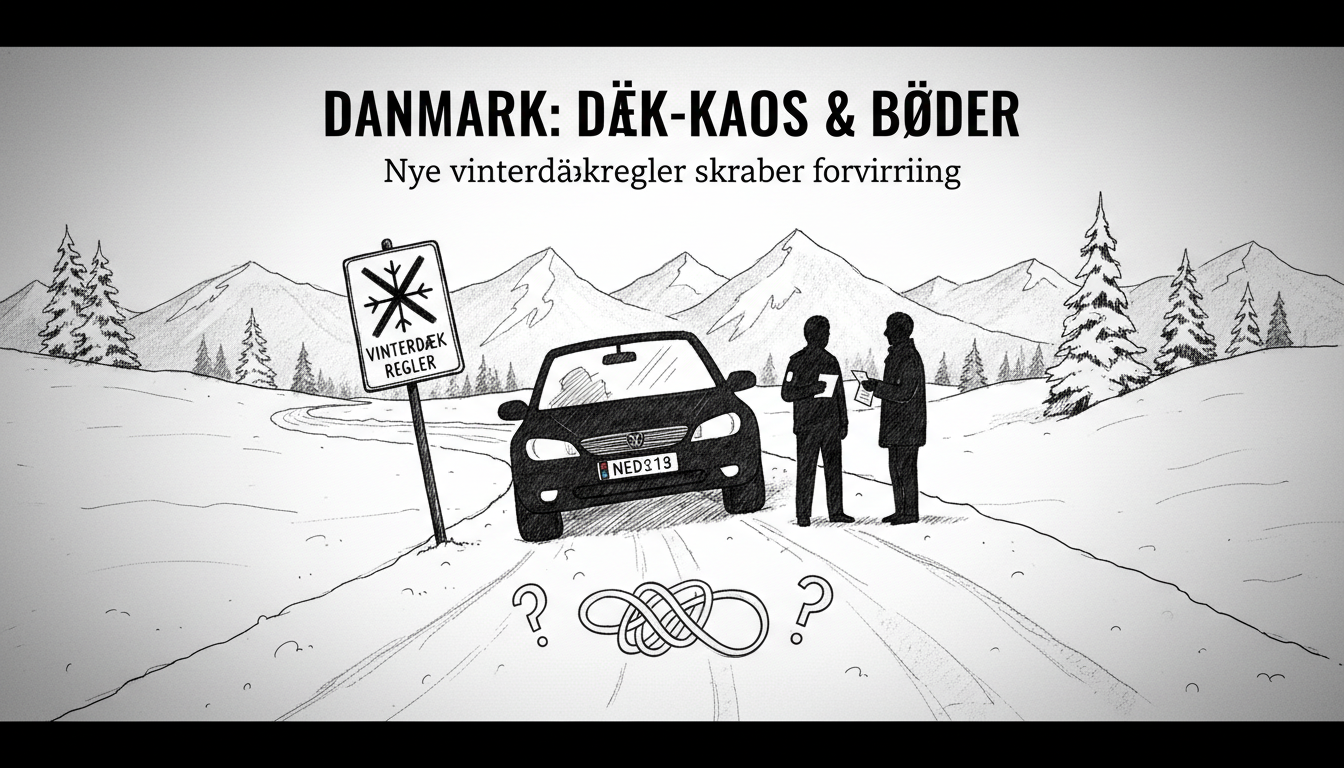 New Winter Tire Rules in Denmark Bring Confusion and Fines