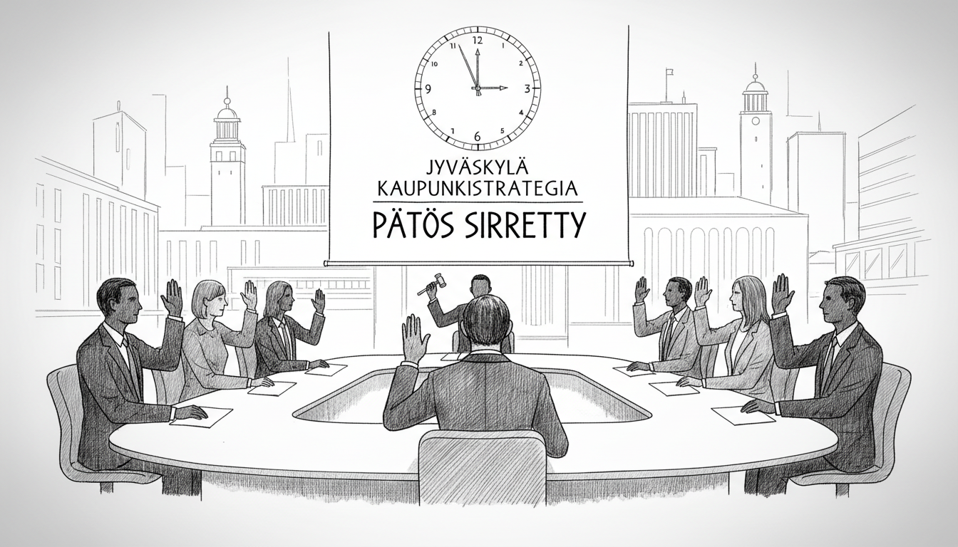 Jyväskylä City Strategy Delayed After Tie Vote in Council