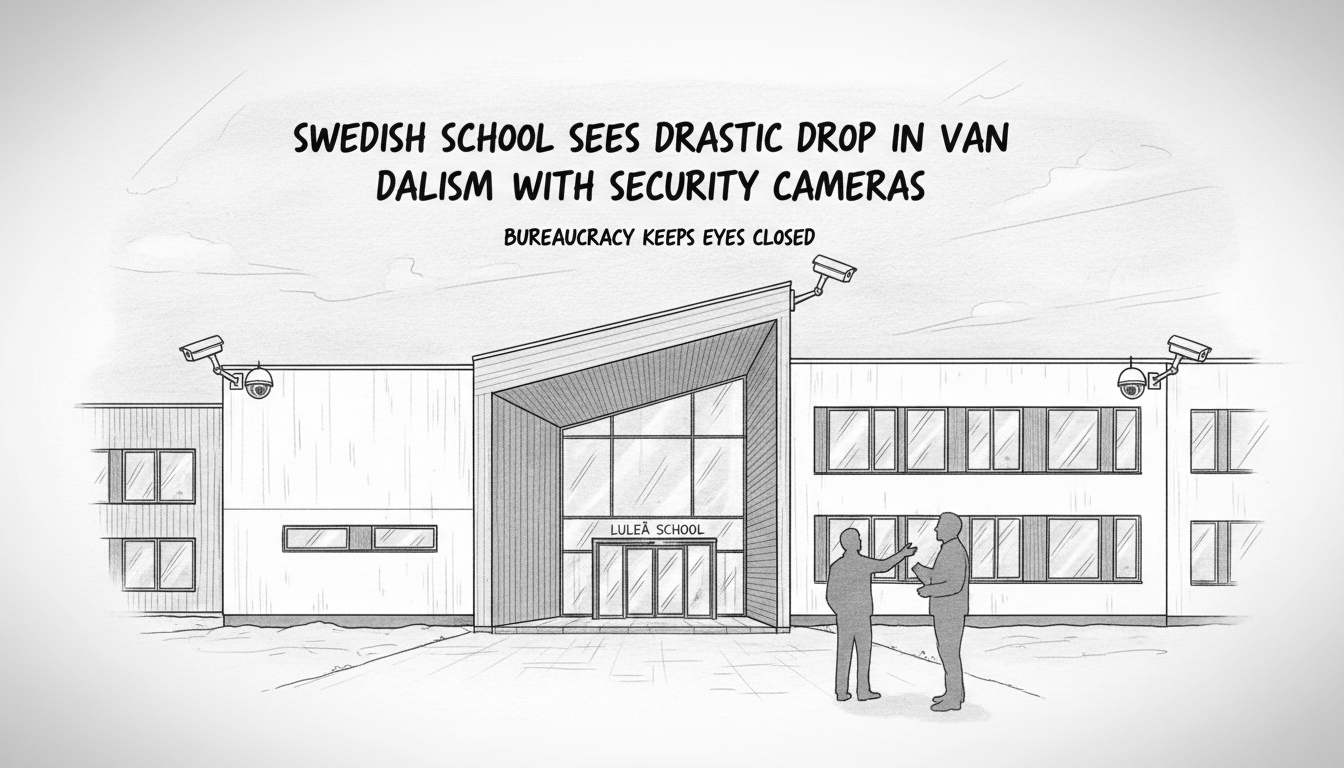 Swedish School Sees Drastic Drop in Vandalism With Security Cameras
