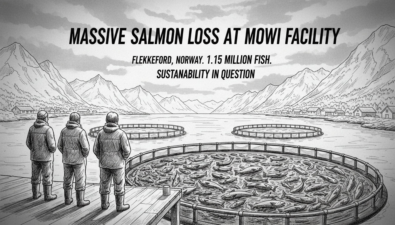 Massive Salmon Loss at Mowi Facility in Flekkefjord