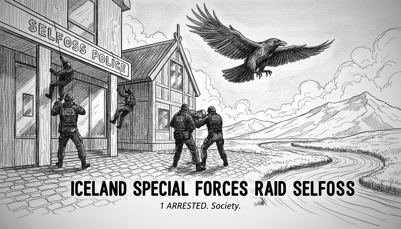 Iceland Special Forces Raid Selfoss: 1 Arrested