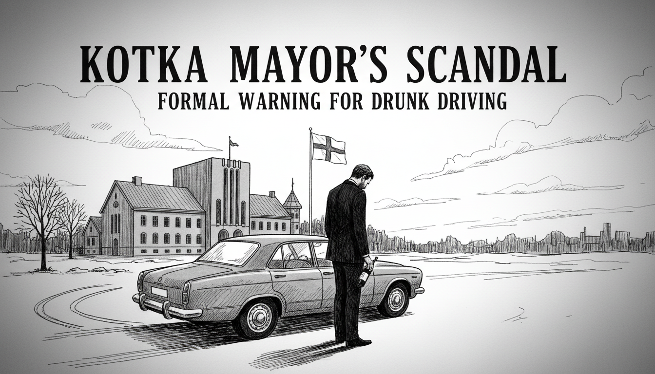 Finland Mayor's Drunk Driving Scandal: Kotka Issues Formal Warning