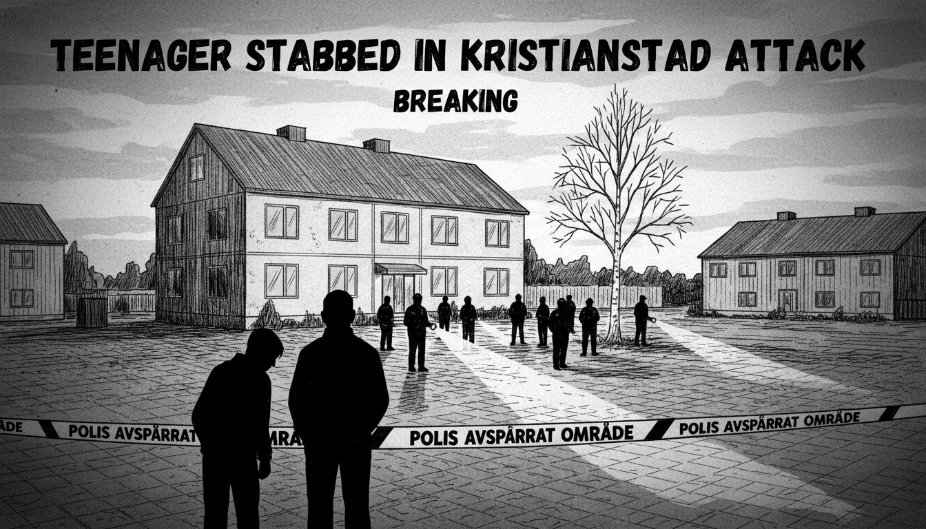Teenager stabbed in Kristianstad attack