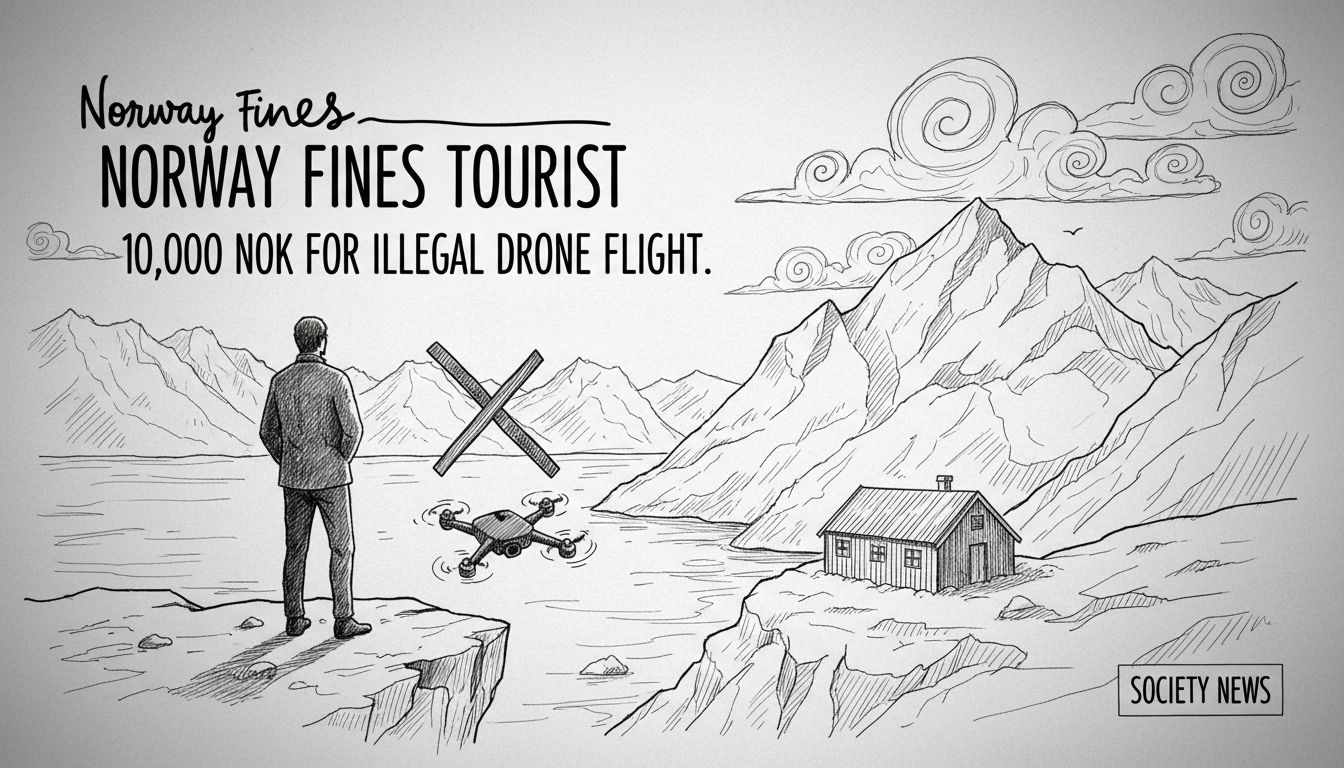 Norway Fines Tourist 10,000 NOK for Illegal Drone Flight