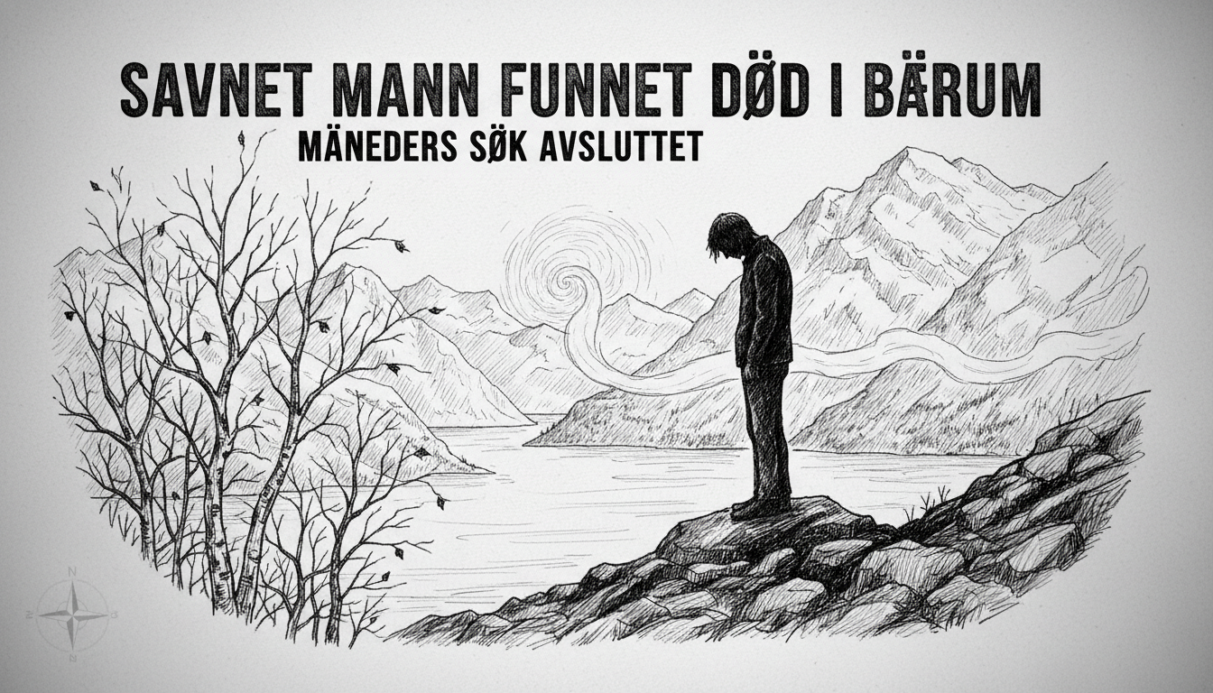 Missing Man Found Dead in Bærum After Months-Long Search