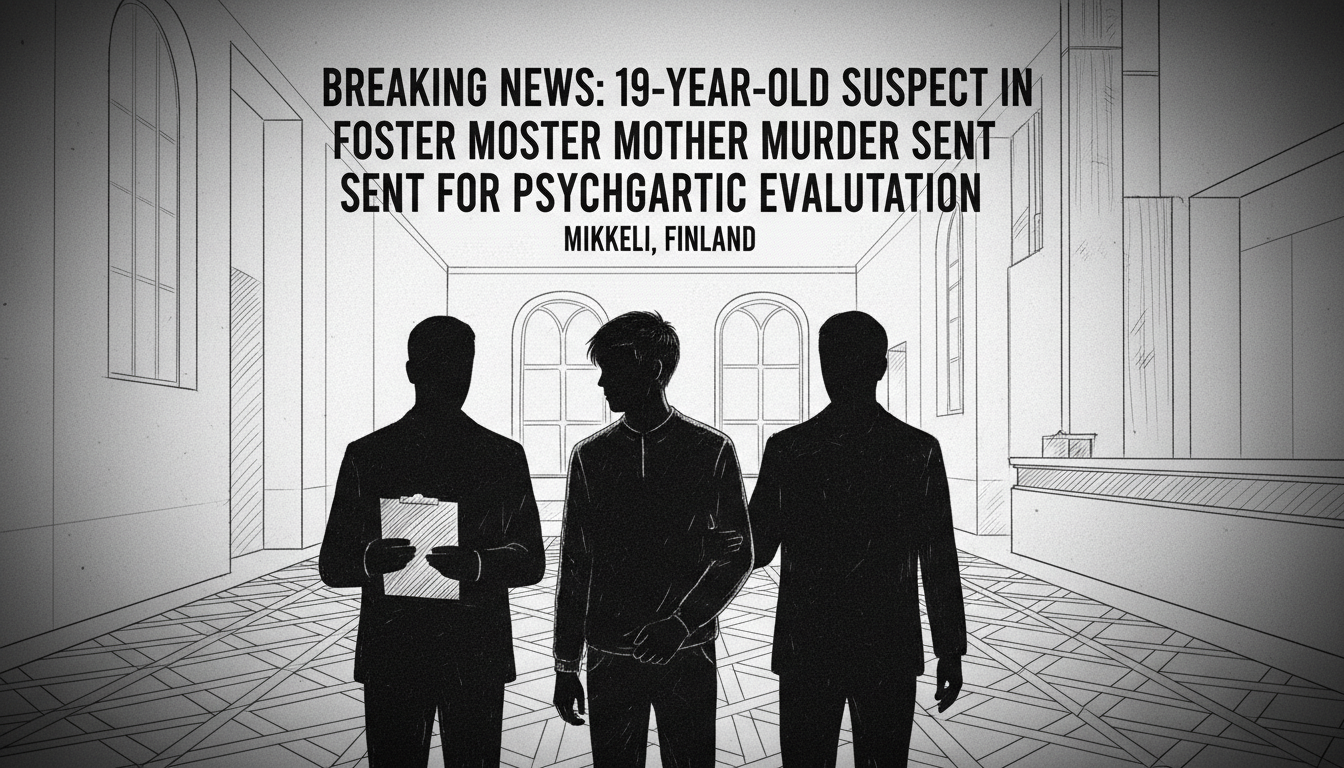 19-Year-Old Suspect in Foster Mother Murder Case Sent for Psychiatric Evaluation