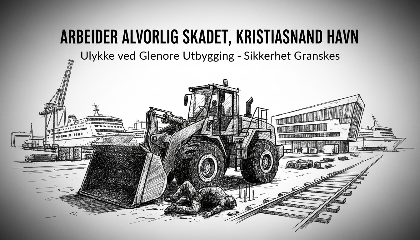 Construction Worker Injured by Loader at Kristiansand Port Terminal