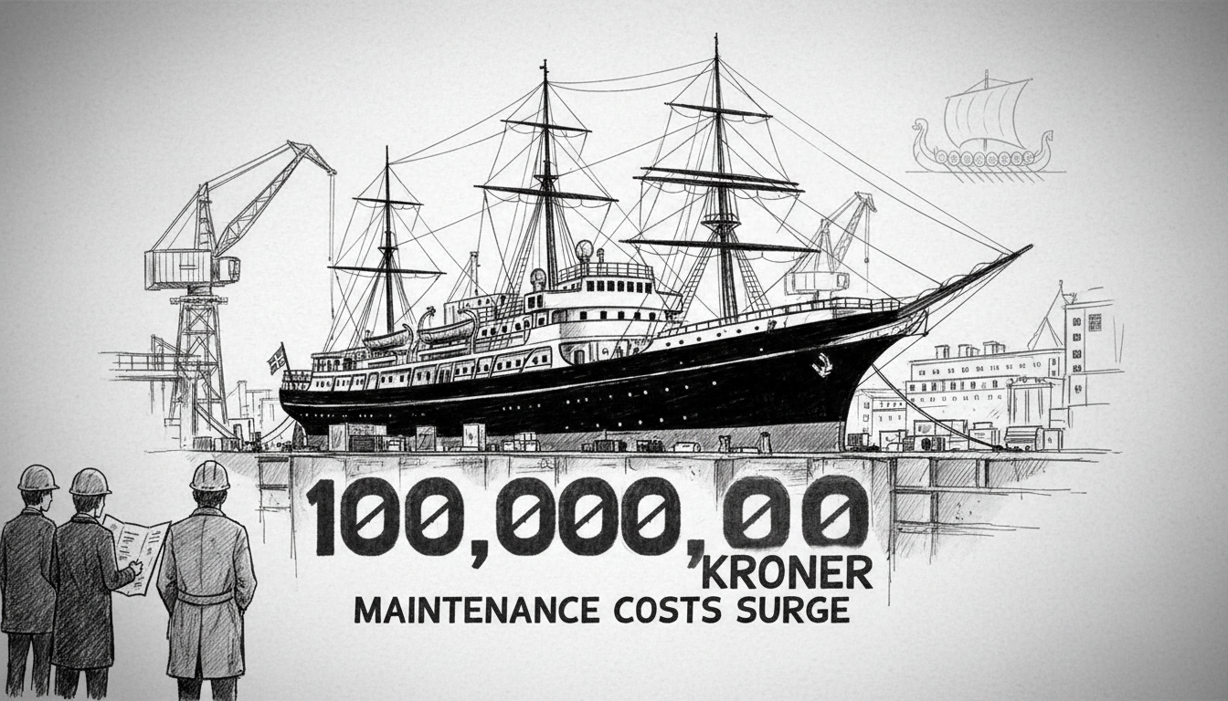 Maintenance Costs for Royal Yacht Dannebrog Surge to 100 Million Kroner