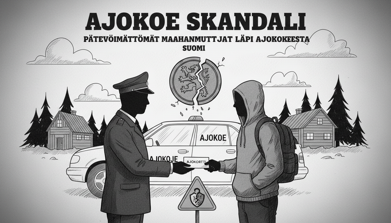 Driving Examiner Passed Unqualified Immigrants in Finland Test Scandal