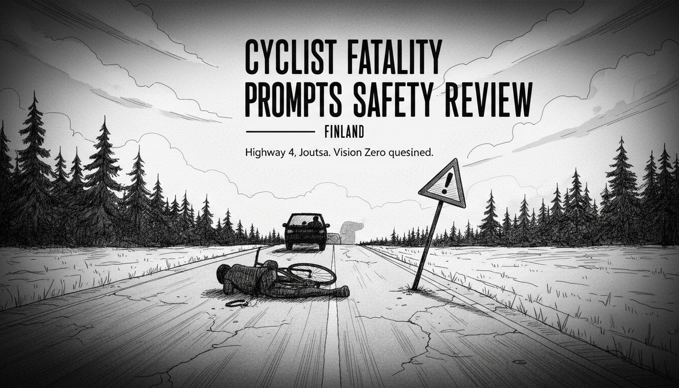 Cyclist Fatality on Finnish Highway Prompts Road Safety Review