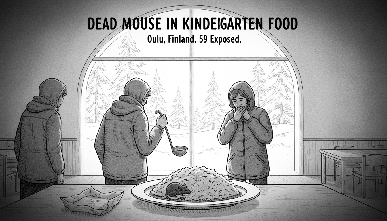 Dead Mouse Found in Finnish Kindergarten Food
