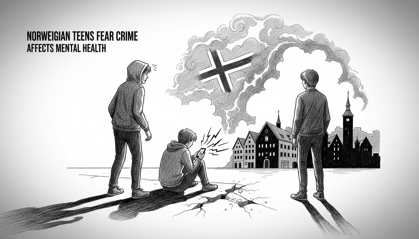 Norwegian Teens Fear Crime Affects Mental Health