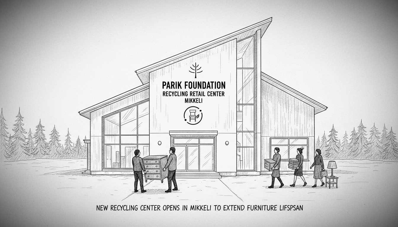 New Recycling Center Opens in Mikkeli to Extend Furniture Lifespan