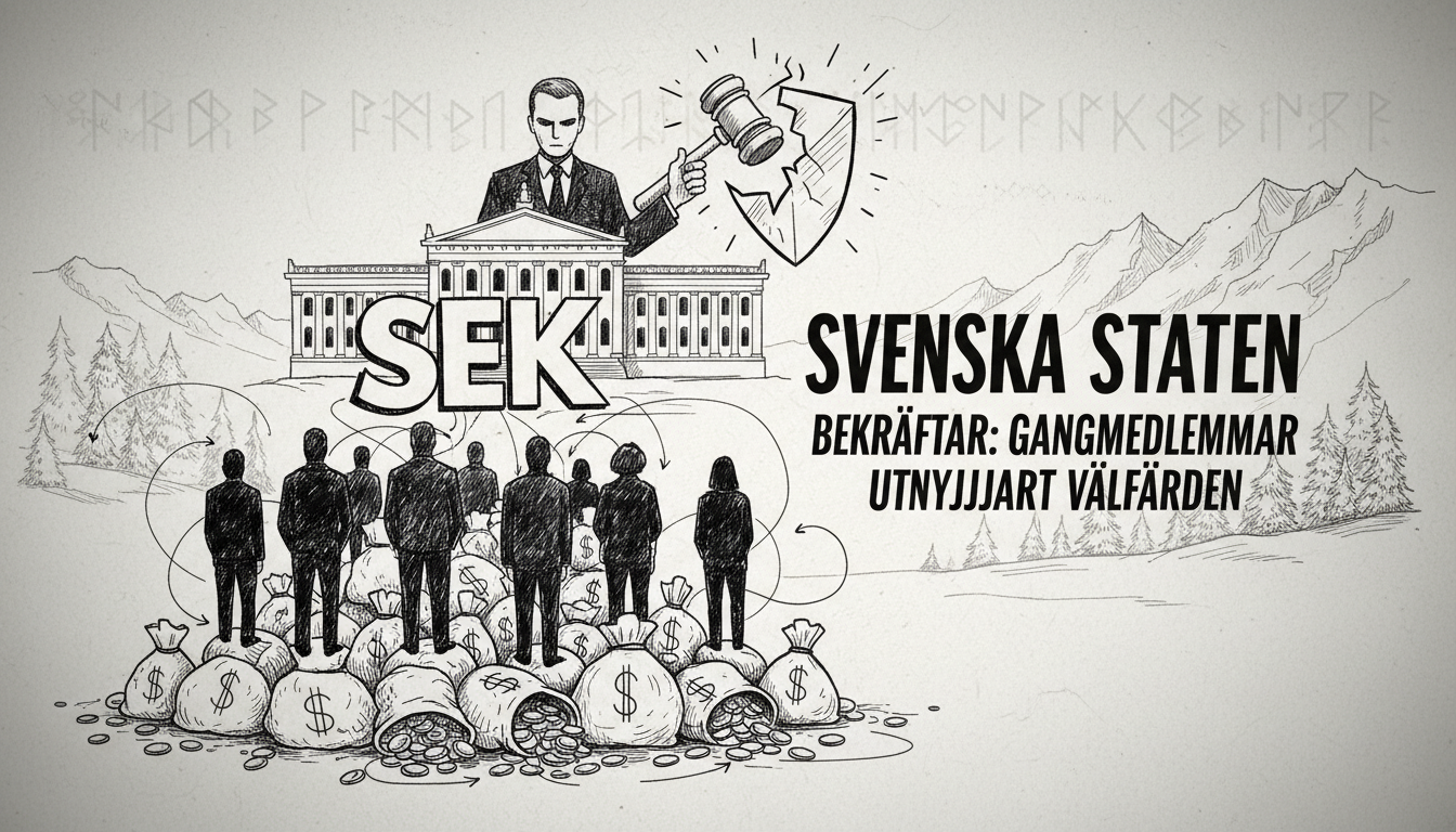 Swedish Government Confirms Gang Members Exploit Welfare System