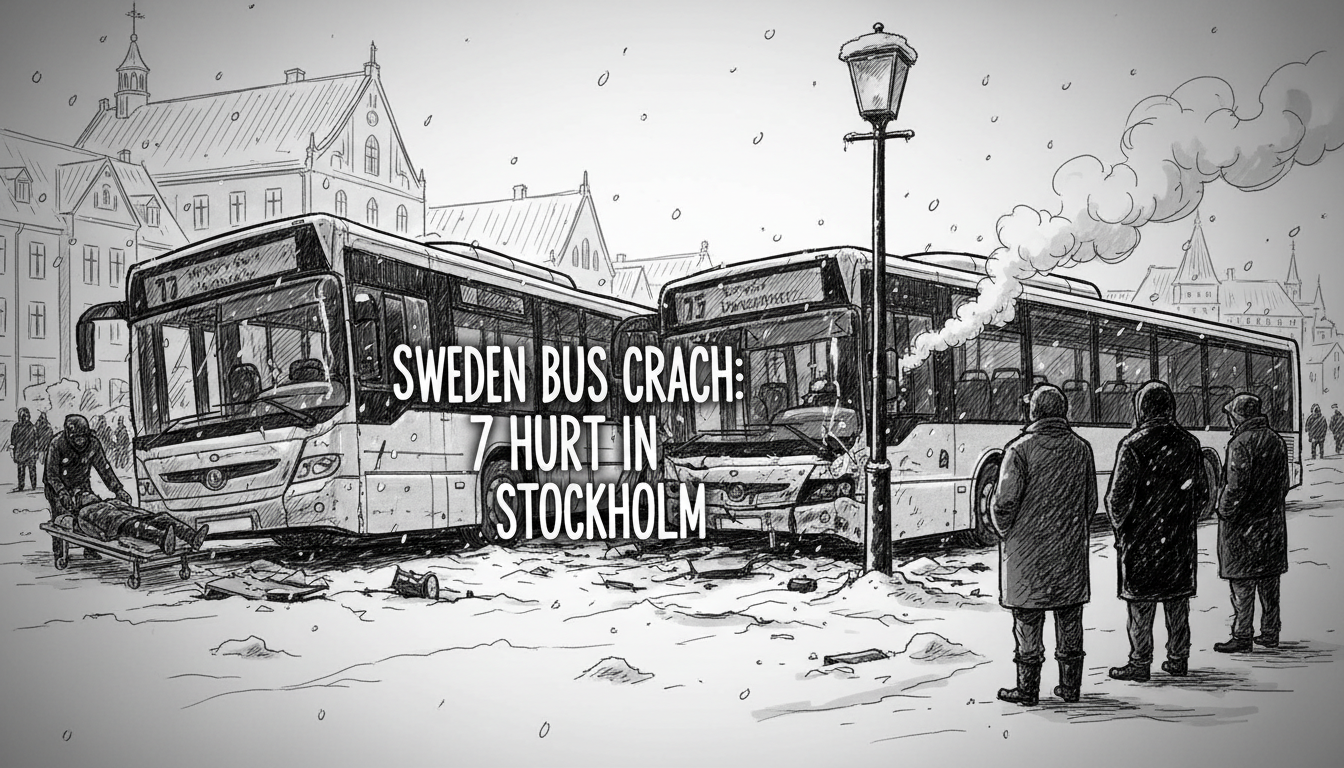 Sweden Bus Crash: 7 Hurt in Stockholm Collision