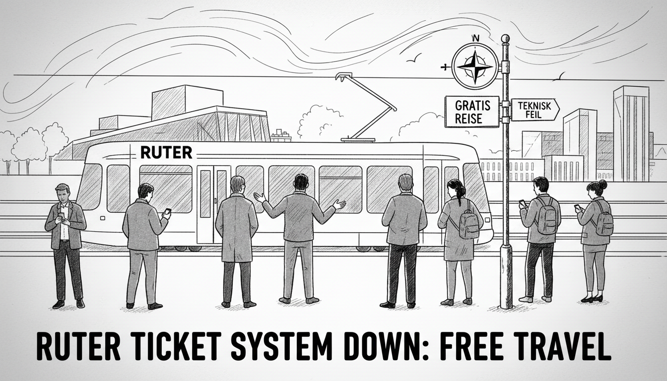 Ruter Ticket System Faces Technical Issues, Free Travel Allowed