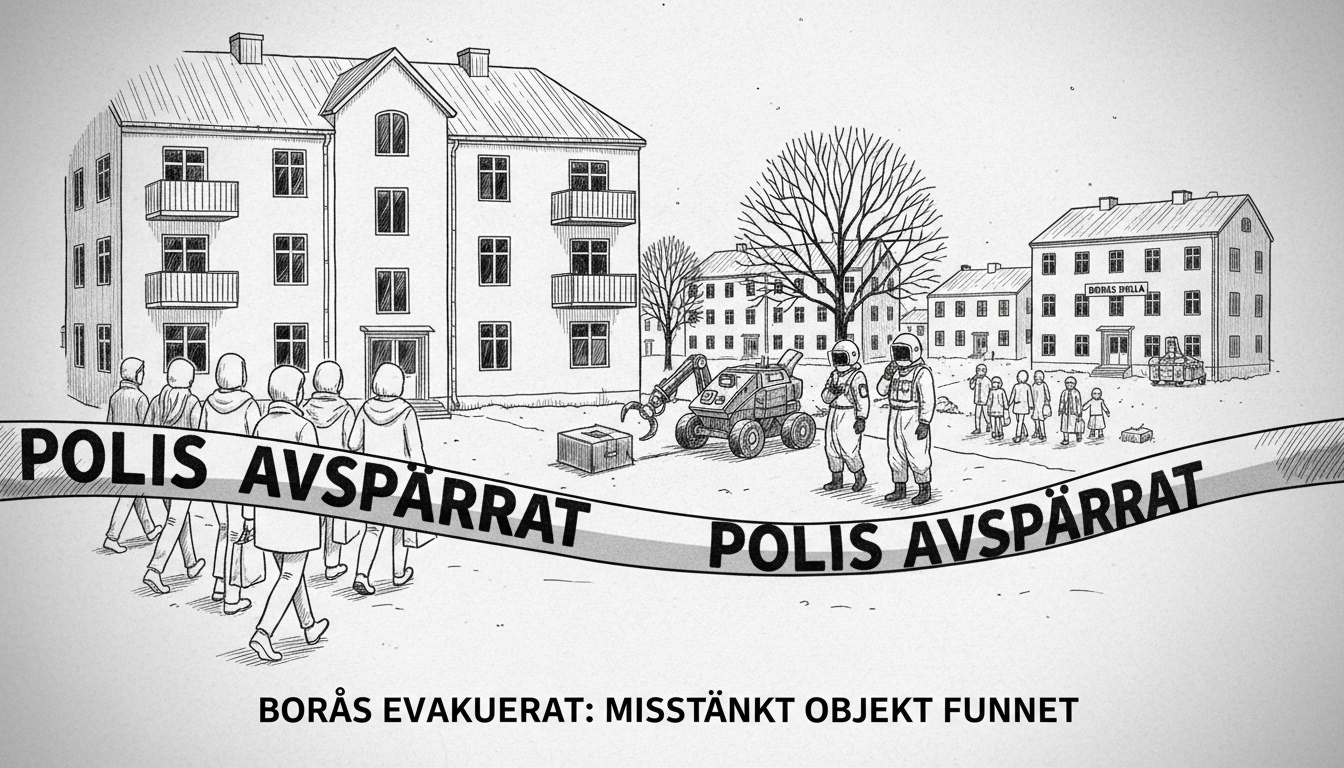 Residents Evacuated After Suspicious Object Found in Borås