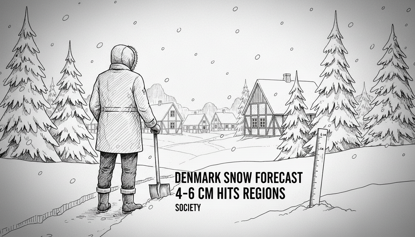 Denmark Snow Forecast: 4-6 cm Hits Regions