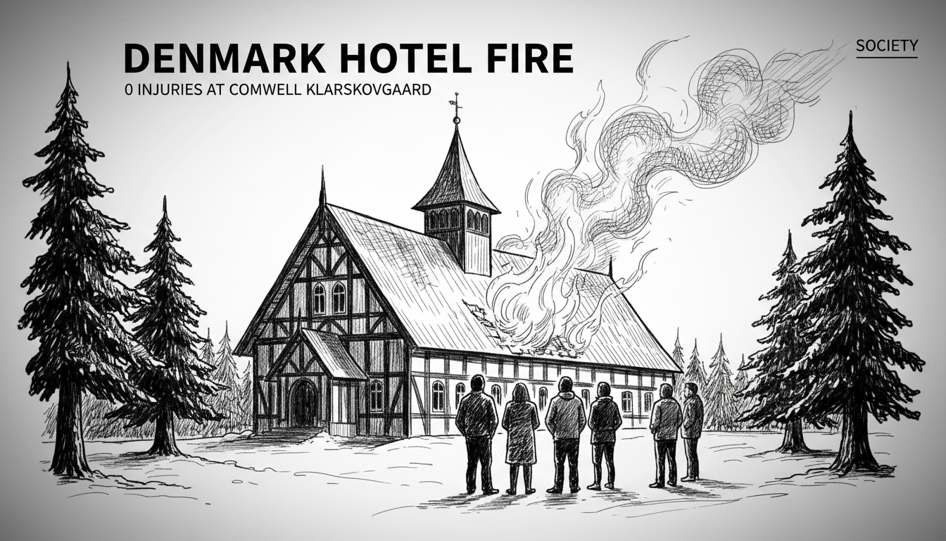 Denmark Hotel Fire: 0 Injuries at Comwell Klarskovgaard