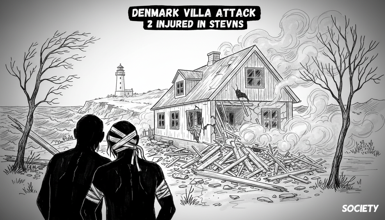 Denmark Villa Attack: 2 Injured in Stevns