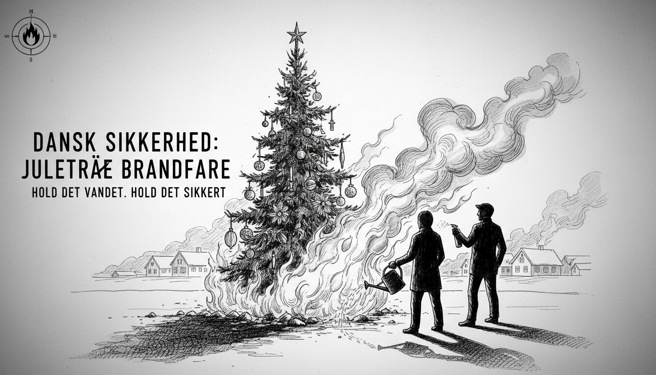 Danish Emergency Services Warn of Christmas Tree Fire Risk
