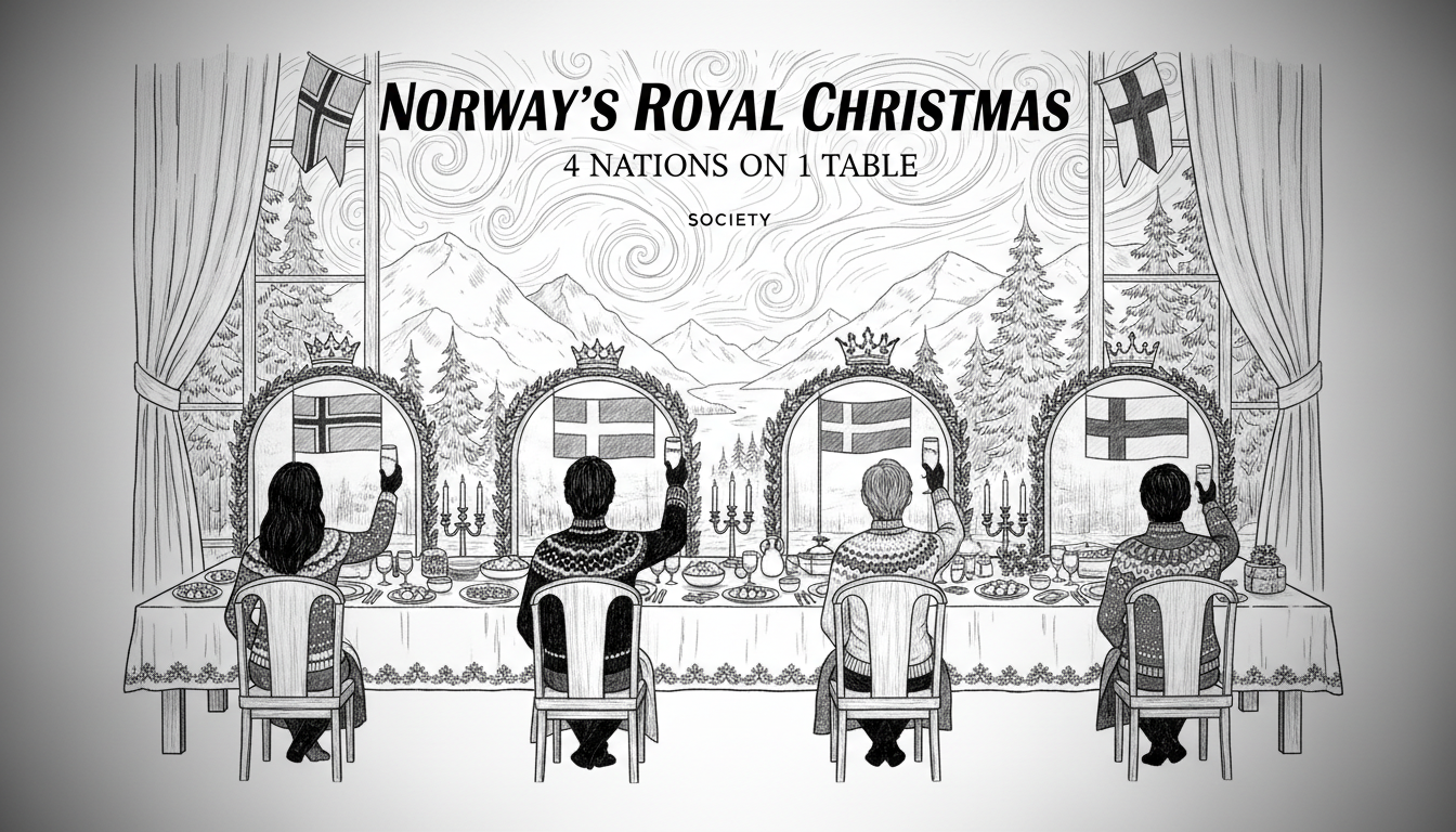 Norway's Royal Christmas: 4 Nations on 1 Table