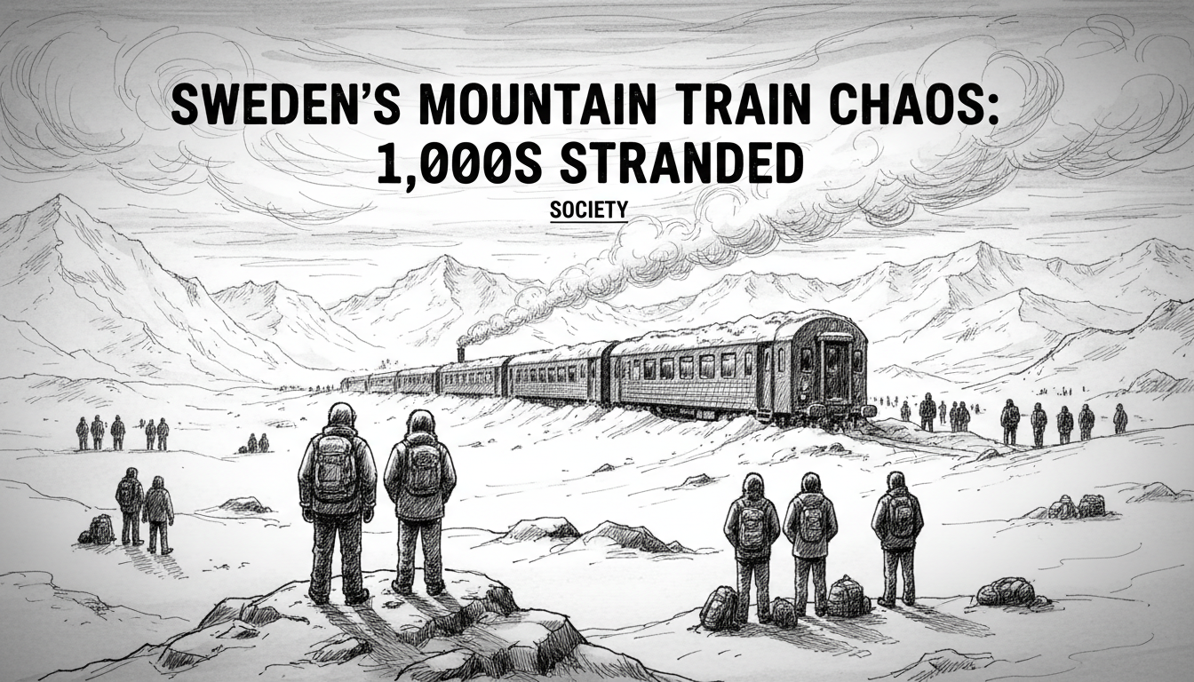 Sweden's Mountain Train Chaos: 1,000s Stranded