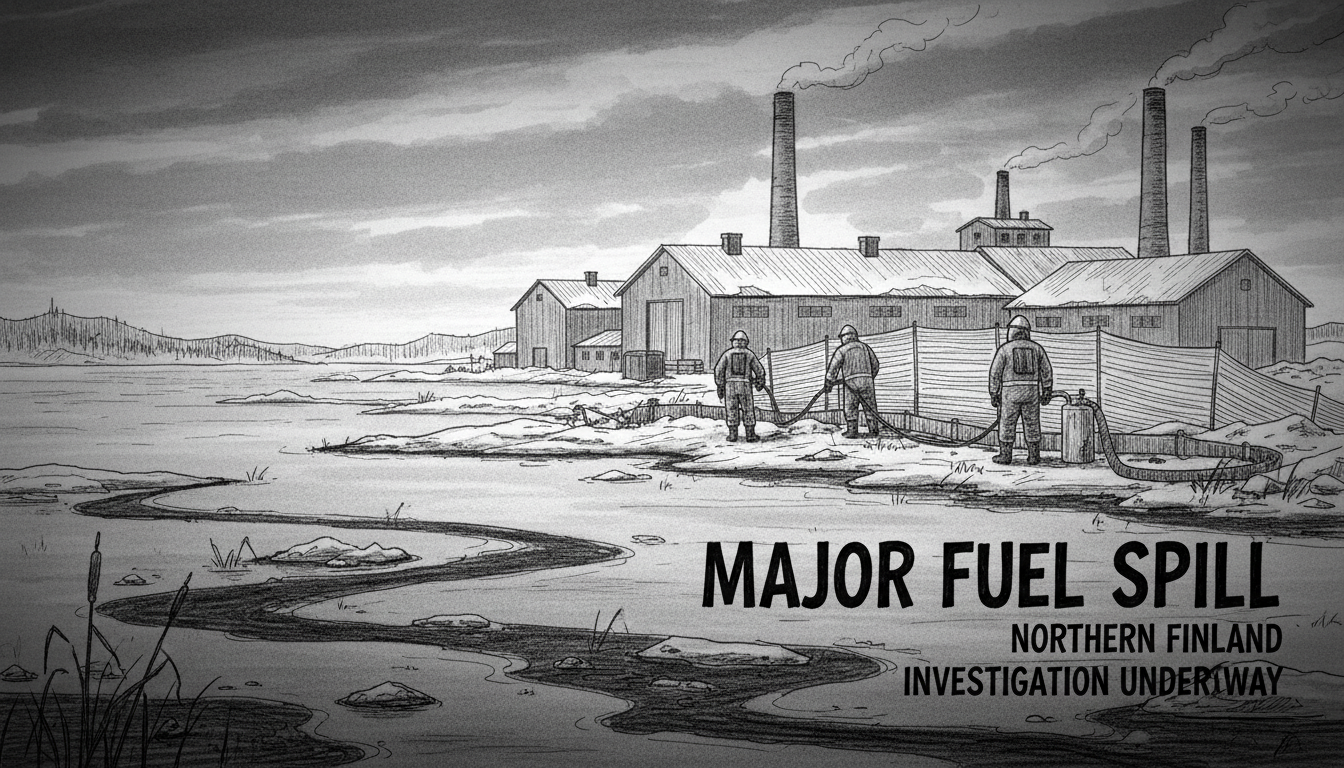 Major Fuel Spill Investigation Underway in Northern Finland