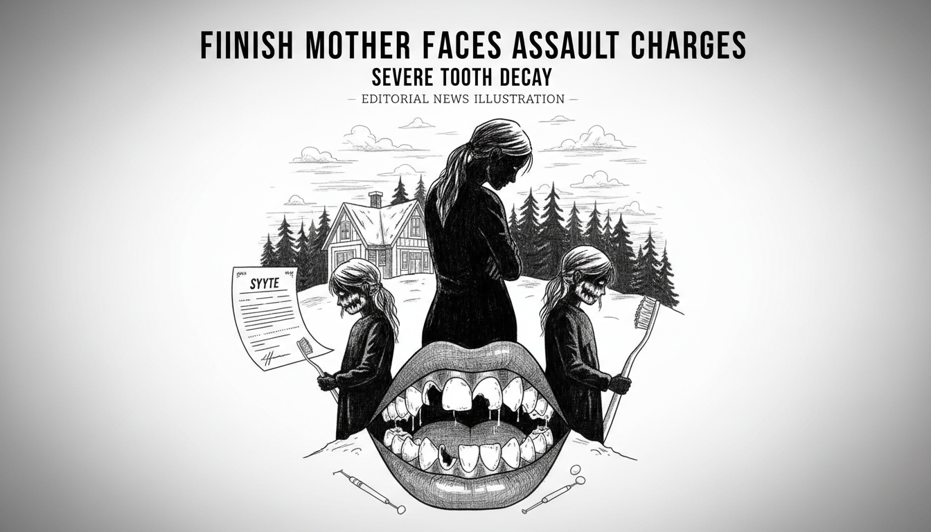 Finnish Mother Faces Assault Charges Over Children's Severe Tooth Decay