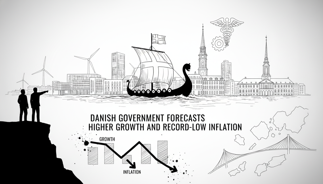 Danish Government Forecasts Higher Growth and Record-Low Inflation