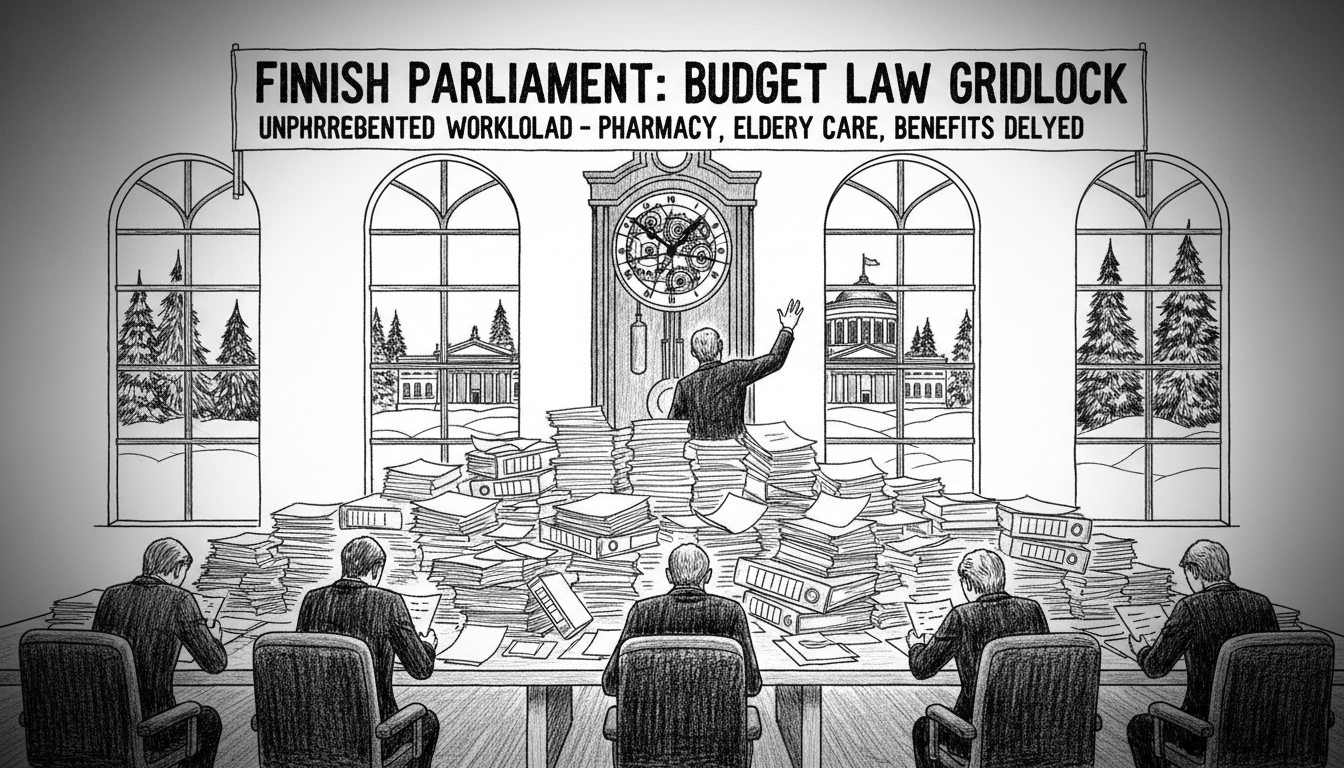 Finnish Parliamentary Committee Faces Unprecedented Workload Amid Budget Law Delays