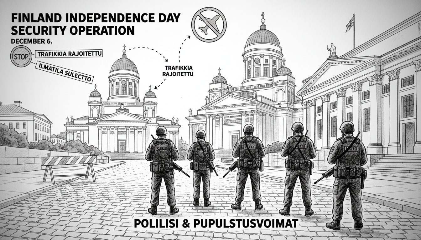 Finland Deploys Major Security Operation for Independence Day Celebrations