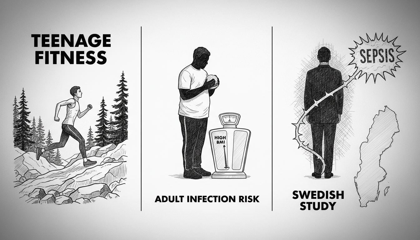 Swedish Study Links Teenage Fitness to Adult Infection Risk