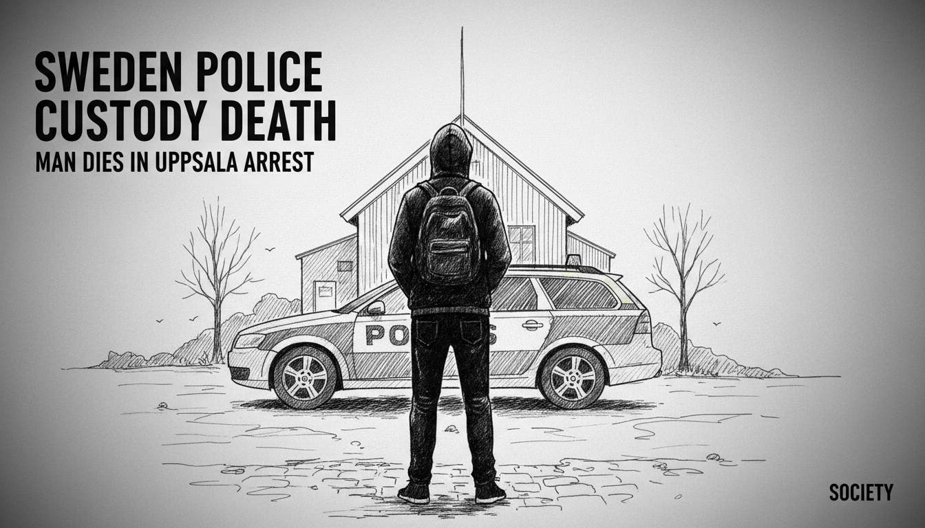 Sweden Police Custody Death: Man Dies in Uppsala Arrest