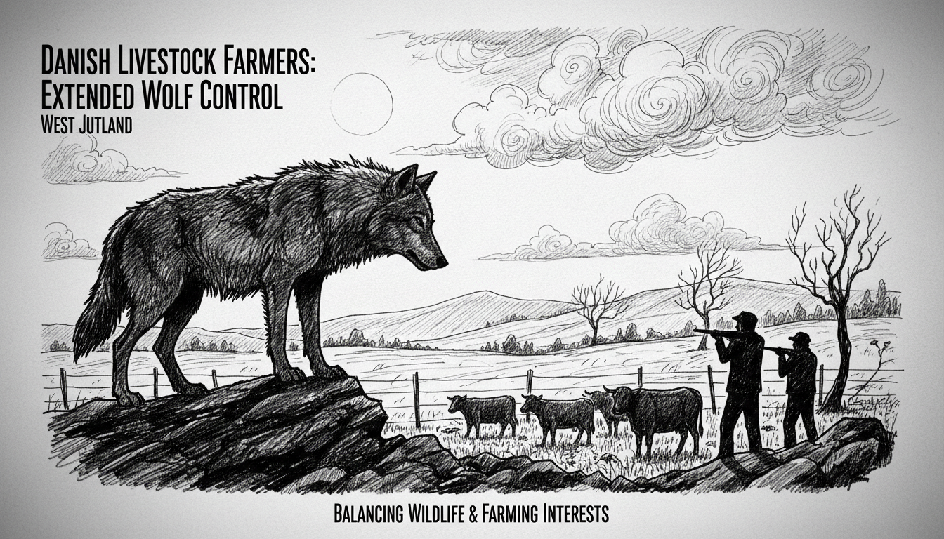 Danish livestock farmers granted extended wolf control permissions