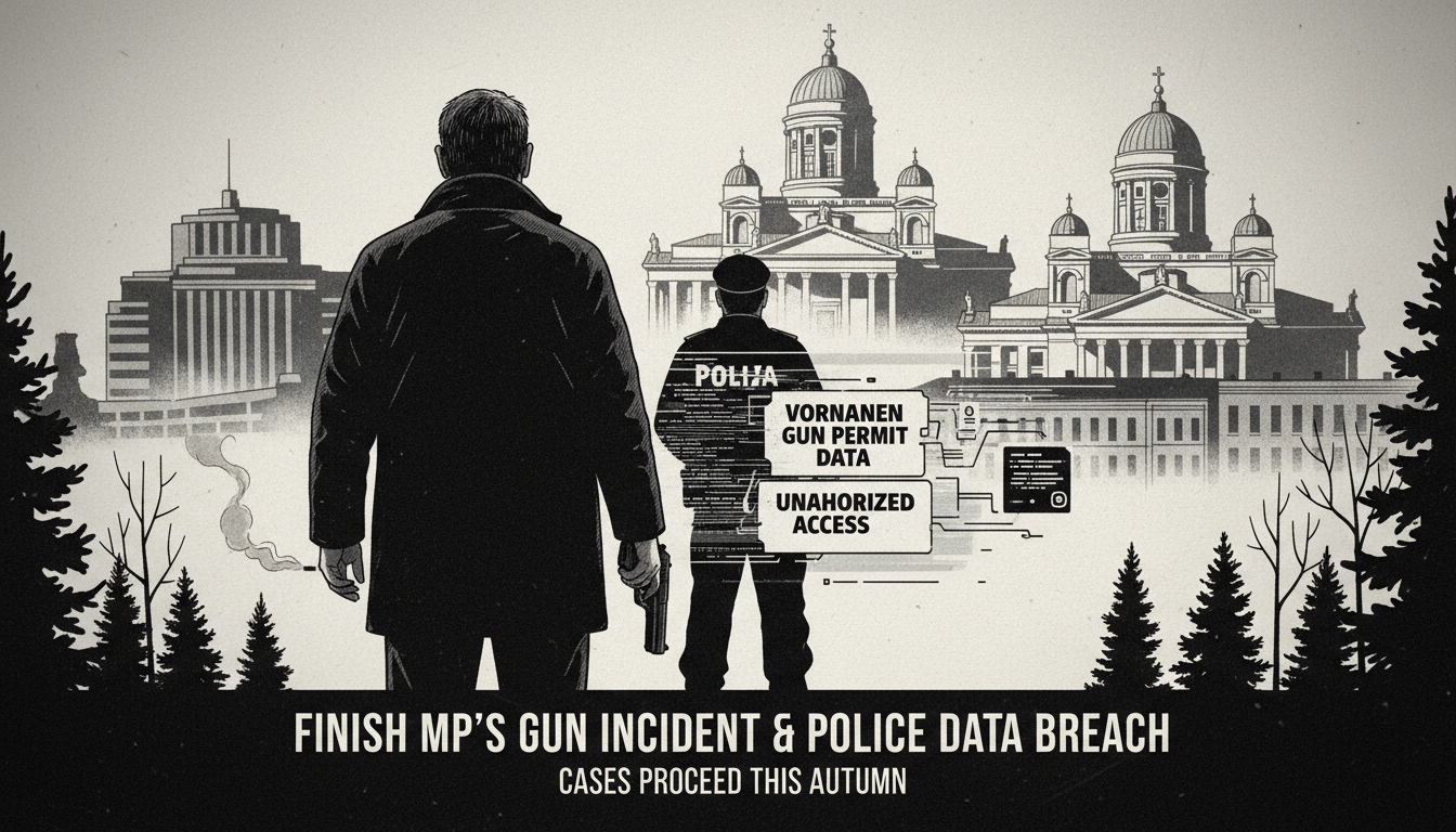 Finnish MP's gun incident sparks police data breach