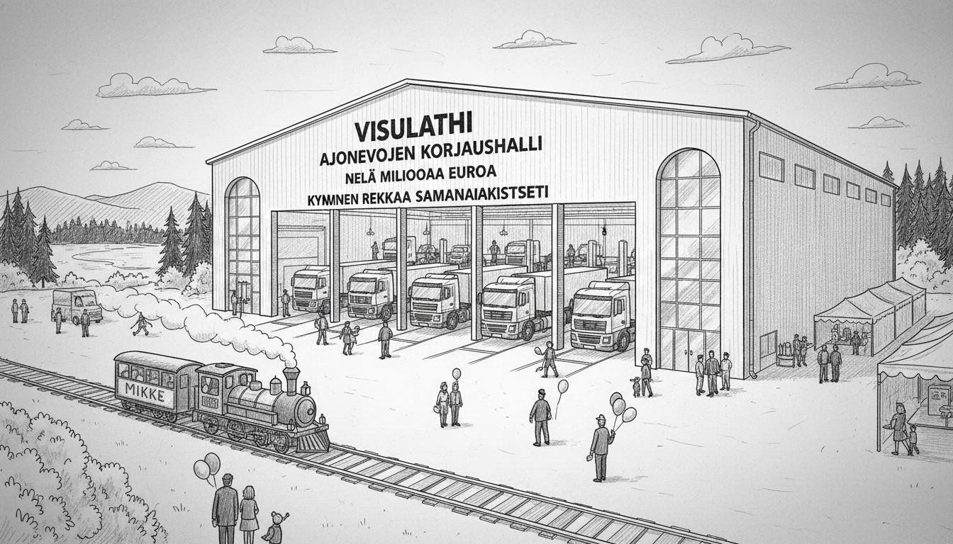 Visulahti Opens New Four Million Euro Vehicle Repair Hall