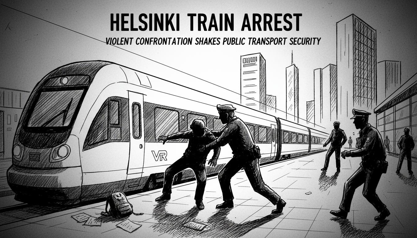 Violent Confrontation on Helsinki Train Leads to Arrest