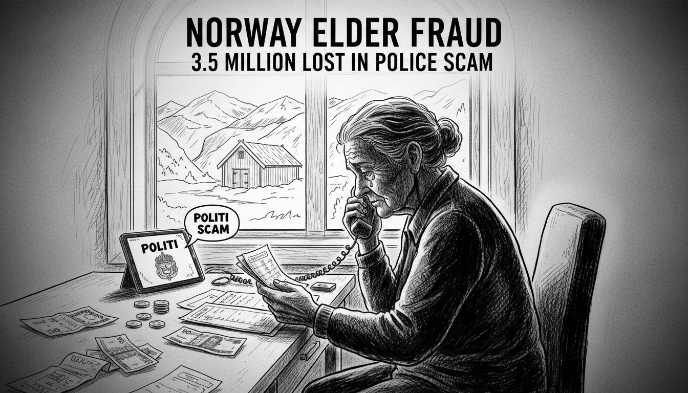 Norway Elder Fraud: Woman Loses 3.5 Million in Police Scam