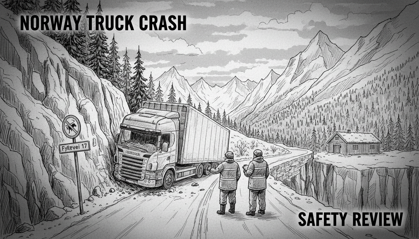 Norway Truck Crash: Fylkesvei 17 Collision Sparks Safety Review
