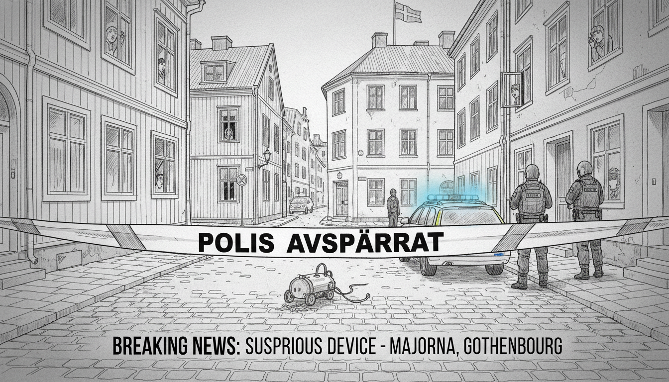 Suspicious Device Found in Gothenburg's Majorna District