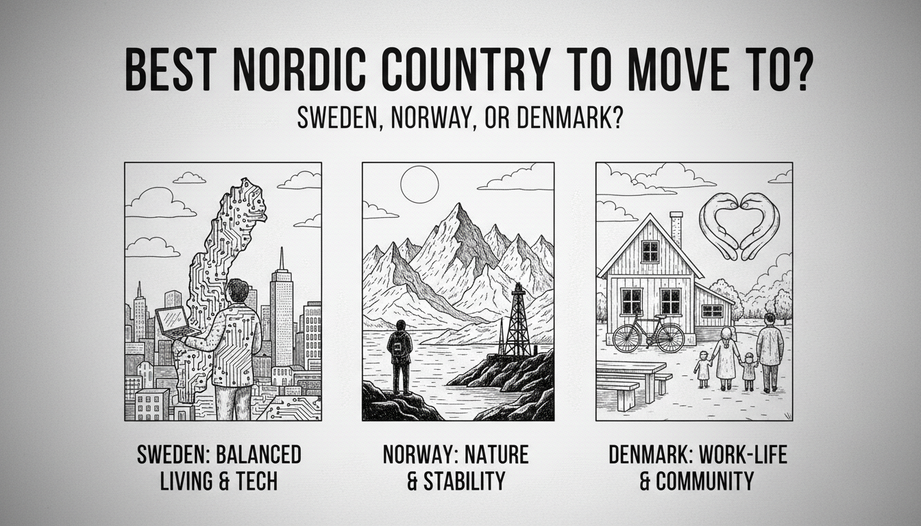 Best Nordic Country to Move to: Sweden, Norway, or Denmark?