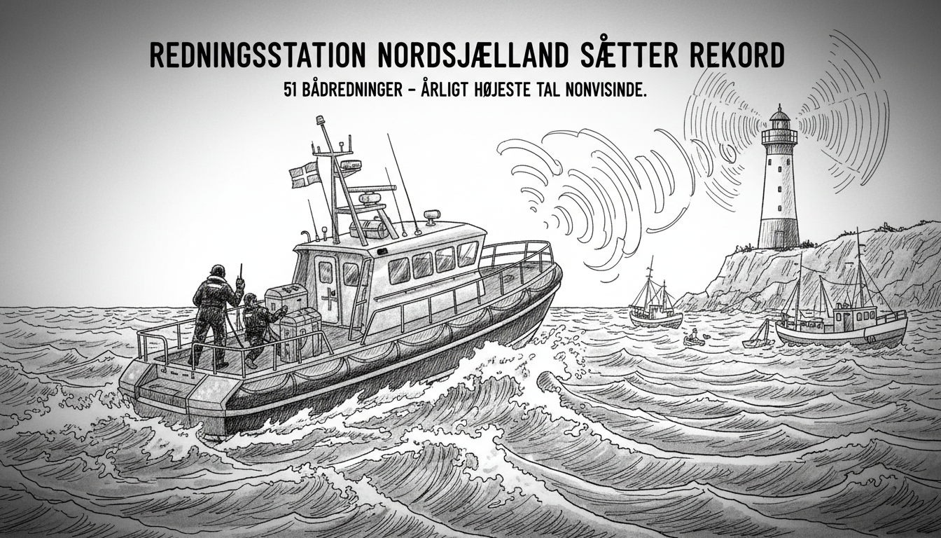 Rescue Station Reports Record Number of Boat Rescues in Northern Jutland