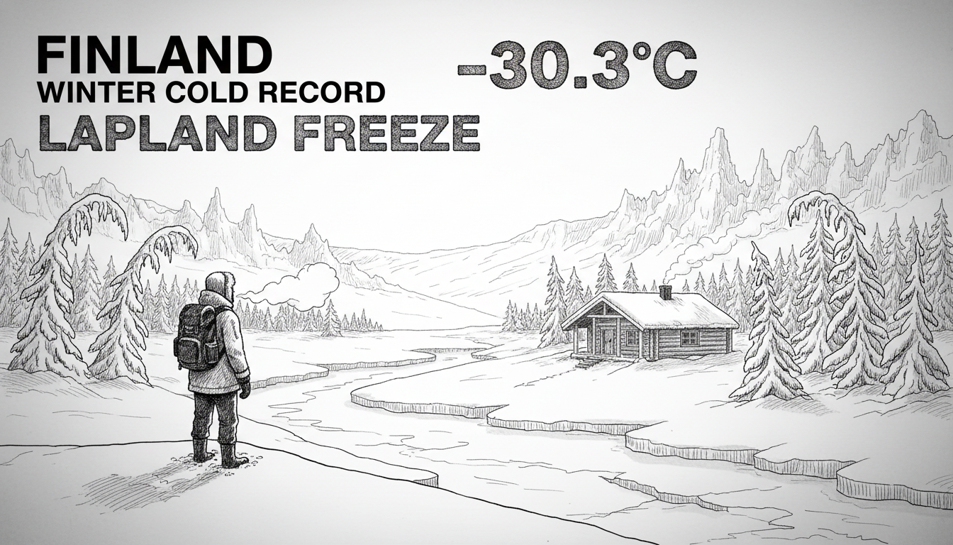 Finland's Winter Cold Record Shattered in Lapland Freeze