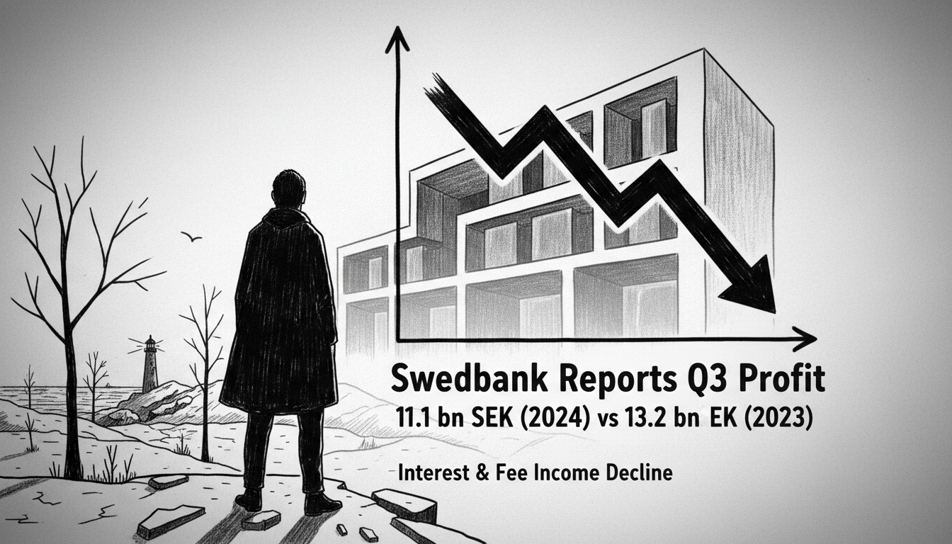 Swedbank Reports Lower Third Quarter Profit 2025