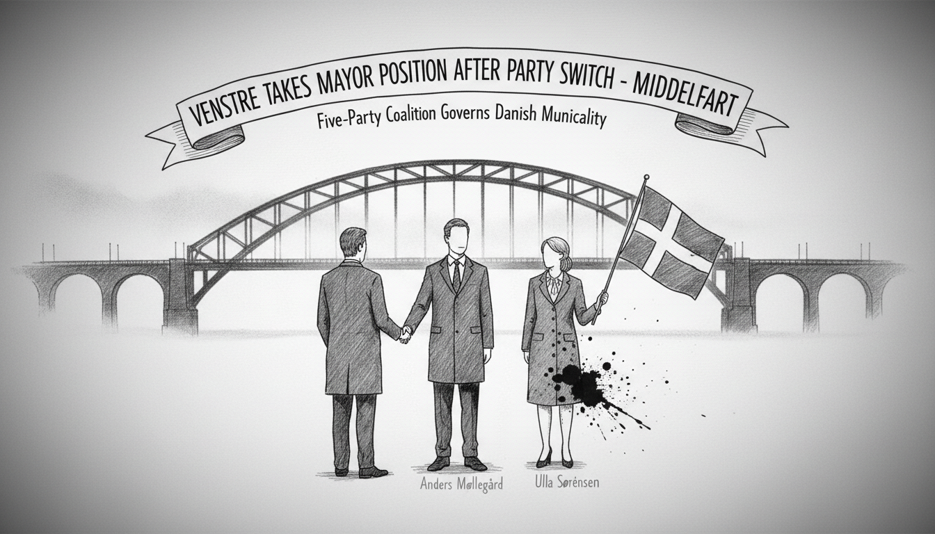 Venstre Takes Mayor Position After Political Party Switch in Middelfart