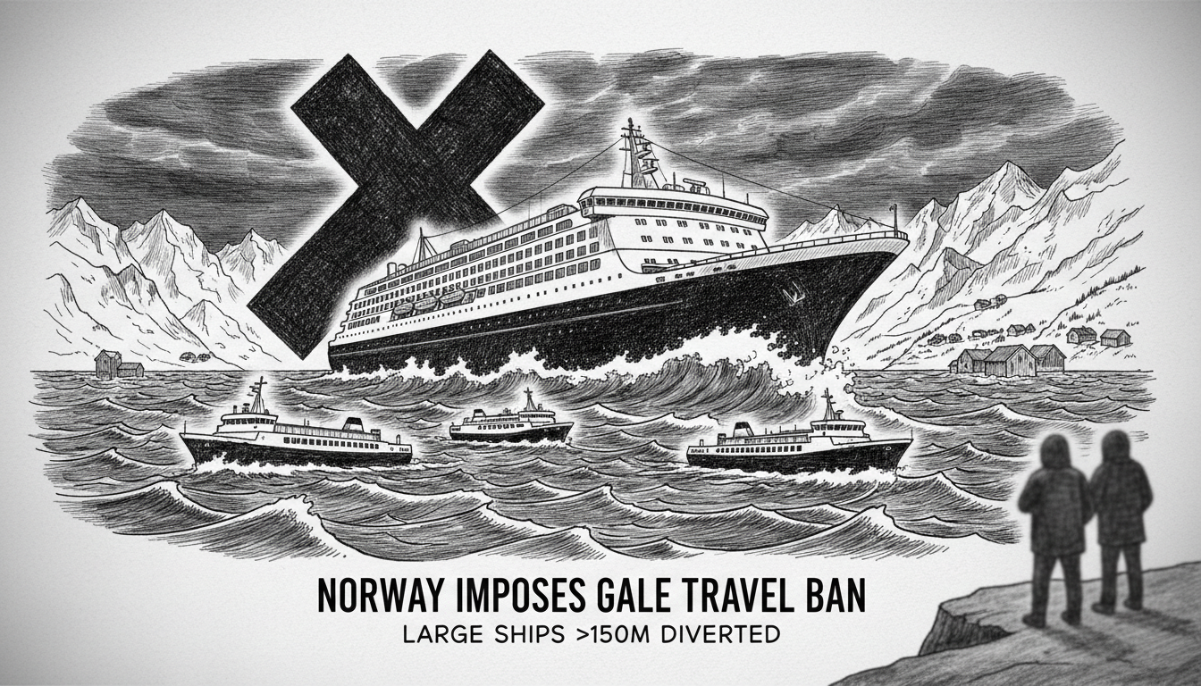 Norway Implements Passenger Ship Travel Bans During Severe Weather