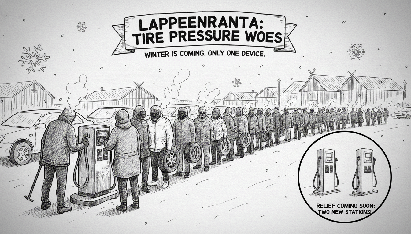 Tire Pressure Check Problems in Lappeenranta Finland