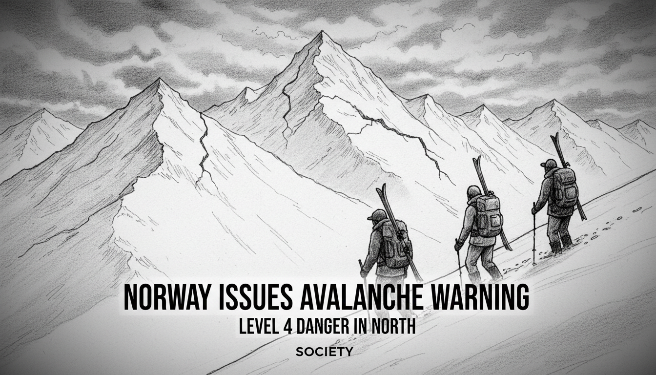 Norway Issues Avalanche Warning: Level 4 Danger in North